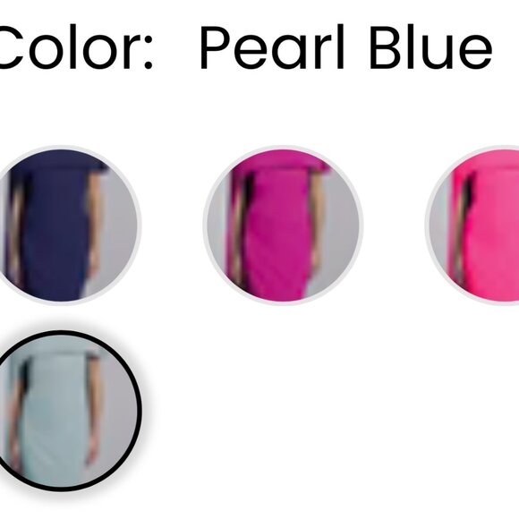 Frascara Pearl Blue Size 14 Off the Shoulder Jersey Gown - Picture 3 of 6